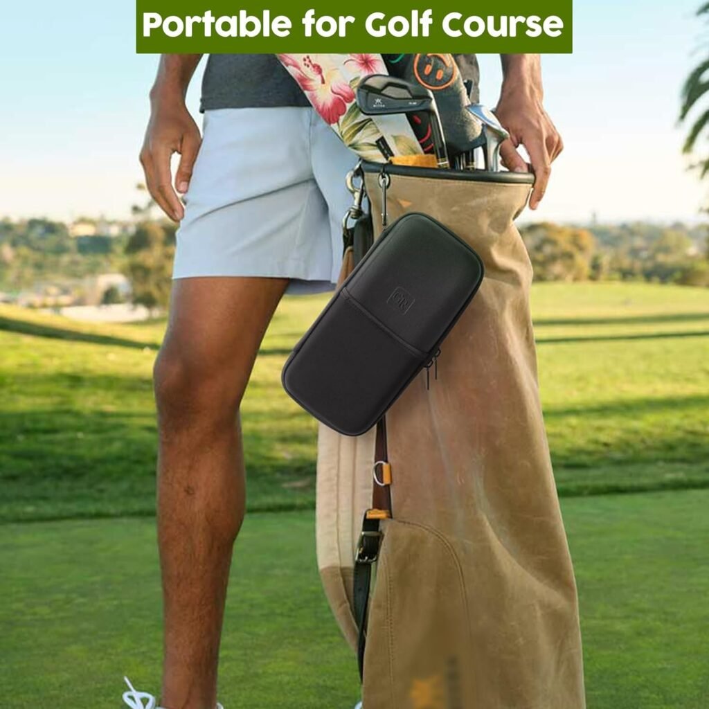 GLORIEROO Golf Gloves Holder Case with Gloves Holder for Golf Bag Accessories, Golf Storage Organizer for Tees, Divot Tool, Ball Markers, Golf Gifts for Men Father(Black) GLORIEROO Golf Gloves Holder Case with Gloves Holder for Golf Bag Accessories, Golf Storage Organizer for Tees, Divot Tool, Ball Markers, Golf Gifts for Men Father(Black)