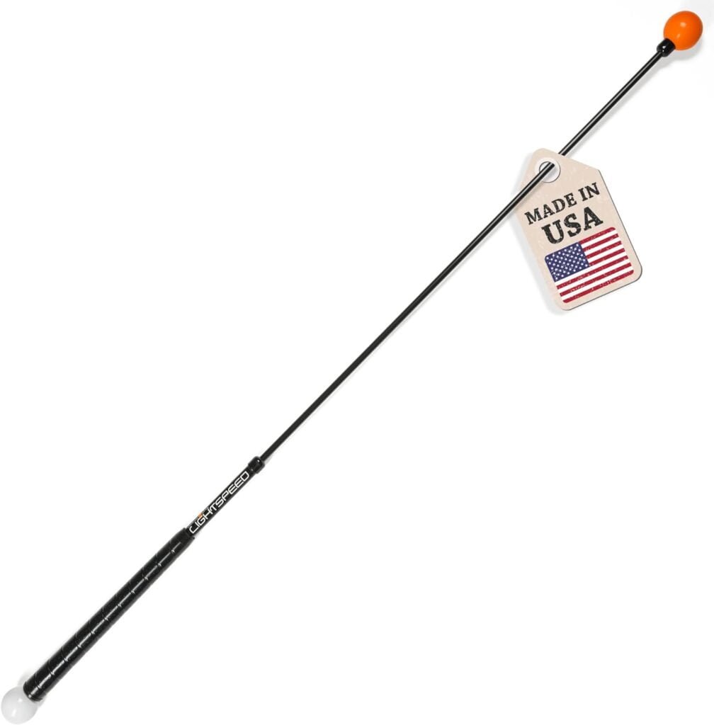 maintaining consistent golf swing speed training stick